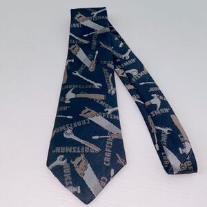 Vintage Ralph Marlin Men's Craftsman Tools Tie